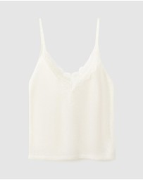 M.N.G - Top With Lace Neck