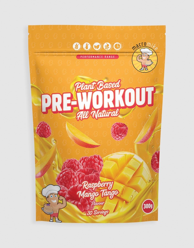 Macro Mike - Raspberry Mango Tango Pre Workout - 300g