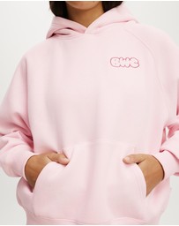 Cotton On Body Active - Plush Premium Graphic Raglan Hoodie