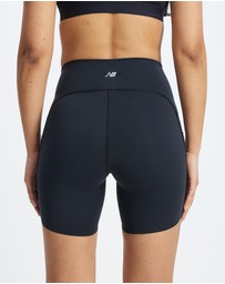 New Balance - NB Sleek Pocket High Rise Shorts 15cm