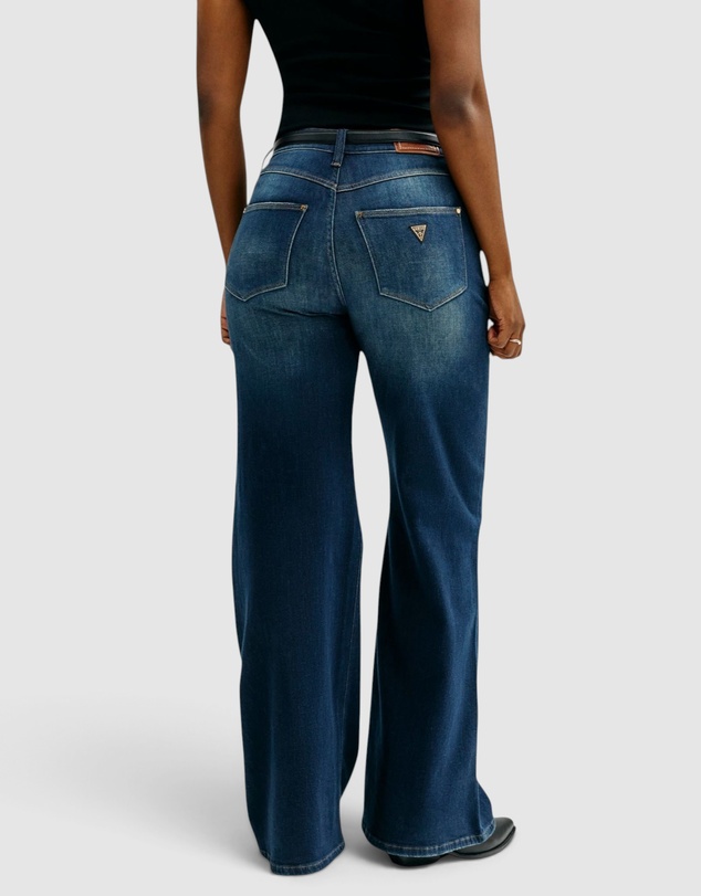 GUESS - High-Rise Bellflower Wide Leg Jeans