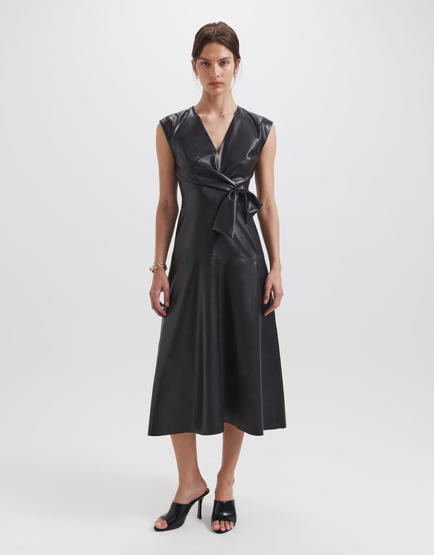 SABA - Mimi Faux Leather Dress