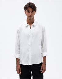 AERE - Euro Resort Linen LS Shirt