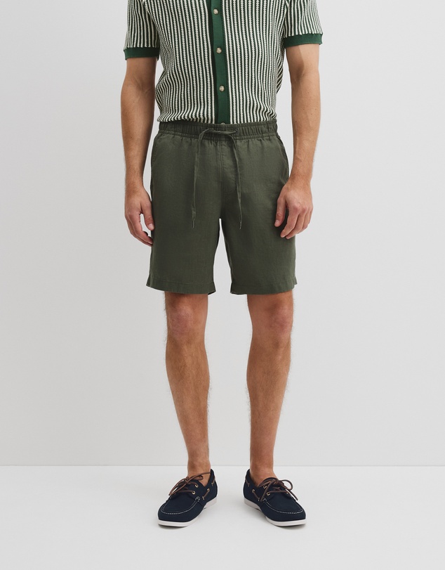 Country Road - Organically Grown Linen Drawcord Short