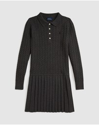 Polo Ralph Lauren - Mini-Cable Polo Sweater Dress - Teens