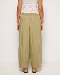 AERE - Organic Cotton Barrel Leg Pants