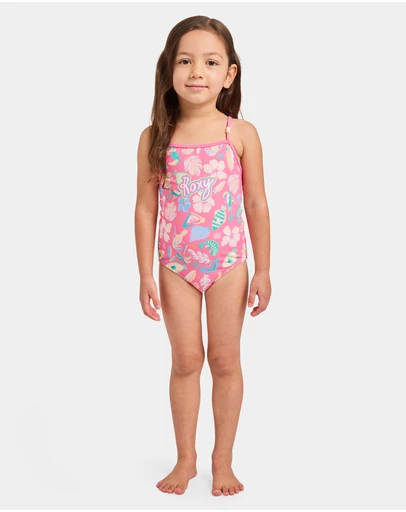 Roxy - Girls 2 to 7 Ocean Lover One Piece Swimsuit