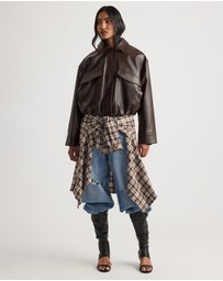 Decjuba - Reece PU Bomber Jacket