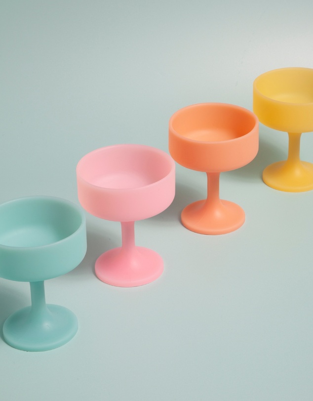 porter green - mecc | silicone unbreakable cocktail glasses