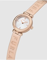 Furla - Piuma Rose Gold-Tone 25mm Bracelet Watch