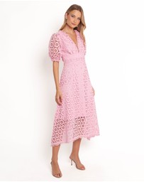Petal & Pup - Arlington Midi Dress - Pink