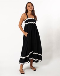 Petal & Pup - Reece Maxi Dress - Black