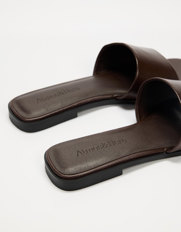 Atmos&Here - Joni Faux Leather Sandals