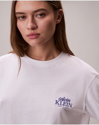 Calvin Klein Jeans - Embroidered Logo Graphic Boxy T-Shirt