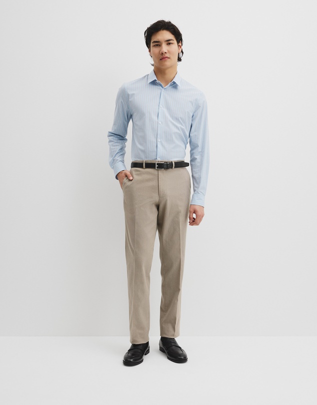 Country Road - Slim Fit Cotton Stretch Stripe Shirt