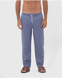 Coast Clothing - Coast Linen Pant - Denim Blue