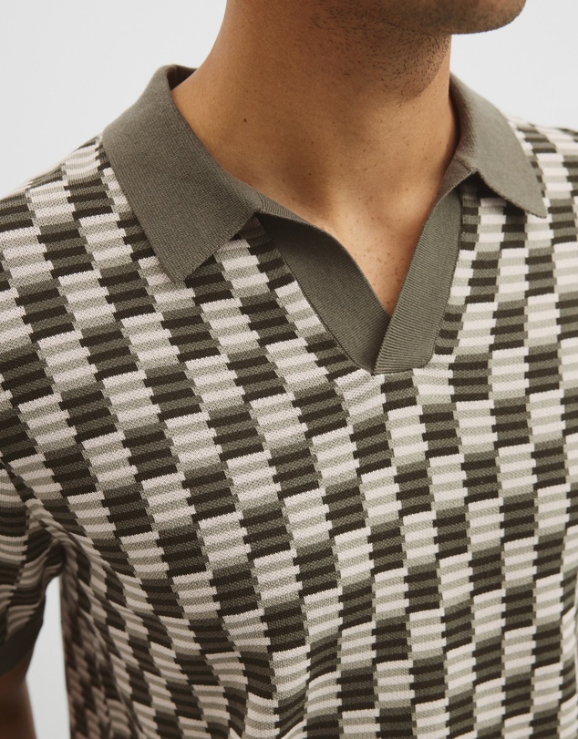 Country Road - Australian Cotton Silk Jacquard Trophy Polo