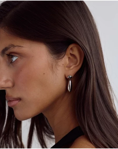 CENDRE - Monte Earrings Silver