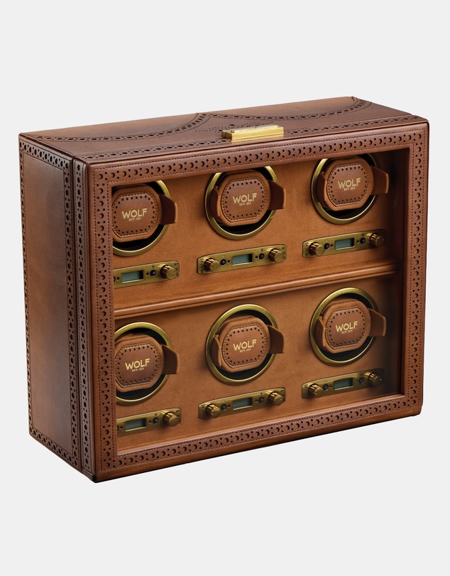 Wolf - WOLF Brogue 6 Piece Watch Winder