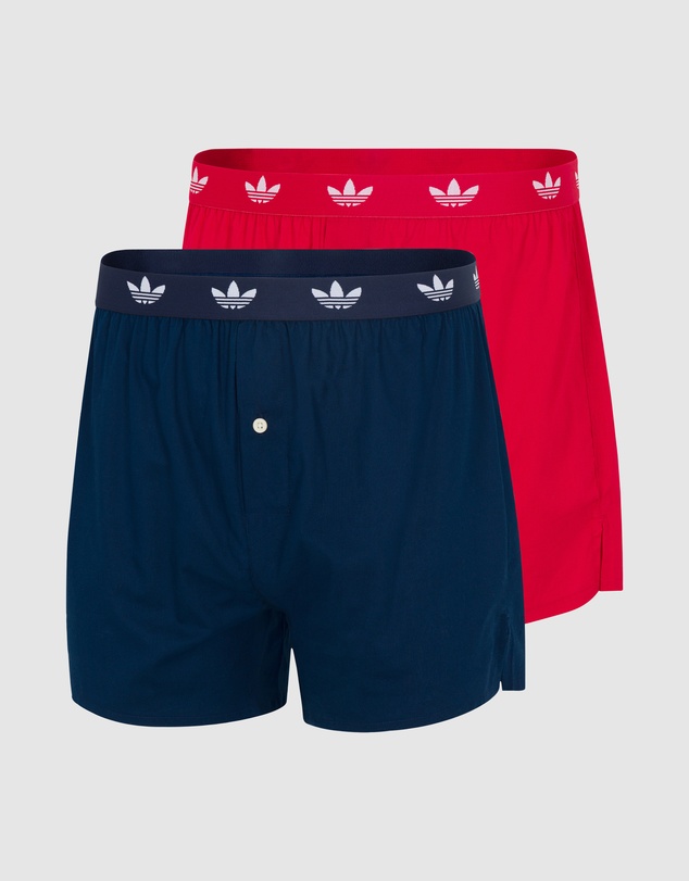 adidas Sportswear - 2 Pack Comfort Core Cotton Icon Boxer Underwear