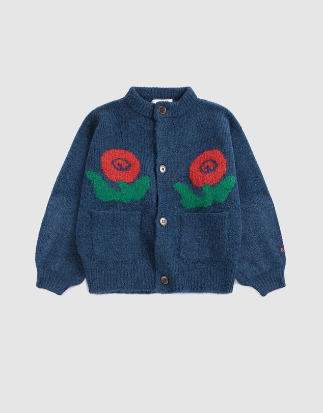 Bobo Choses - Stamp Bloom Cardigan - Babies-Teens