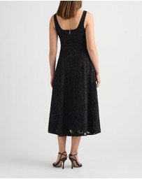 David Lawrence - Darden Jacquard Dress