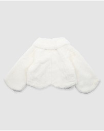 Bebe by Minihaha - Petal Faux Fur Jacket 3-7 Yrs
