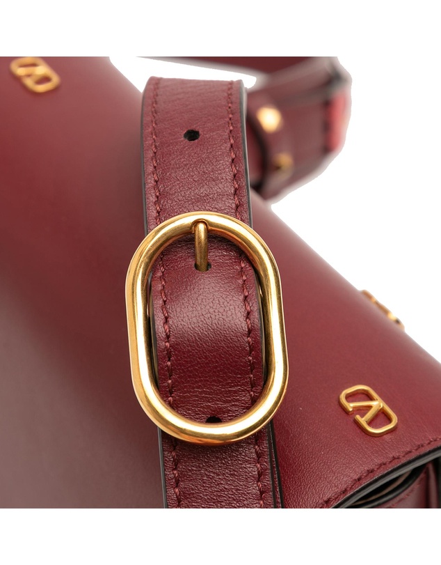 Pre-Loved by Azura Reborn - Pre-Loved VLogo Embellished Leather Crossbody