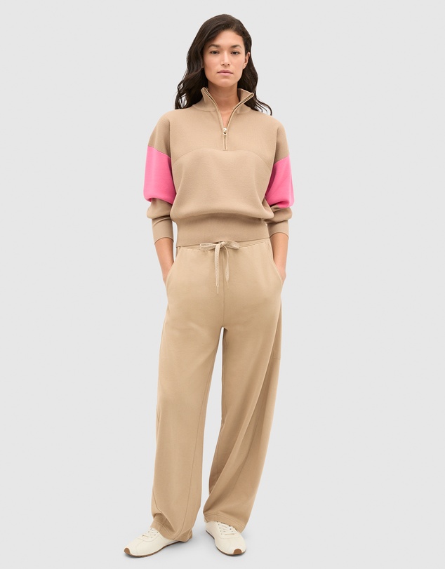 Seed Heritage - MD Contrast Zip Through Knit