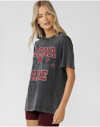Lorna Jane - Varsity Washed Relaxed T-Shirt