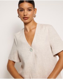 AERE - Willow Linen Top