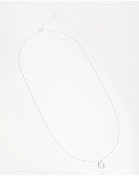 Lovisa - Sterling Silver Mini Pave Horseshoe Necklace