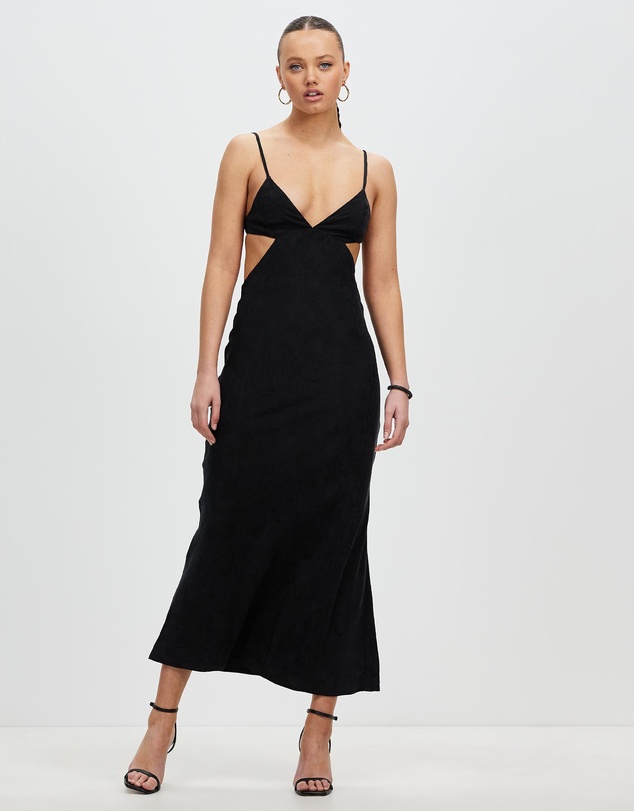 Third Form - Paisley Bias Triangle Midi Dress