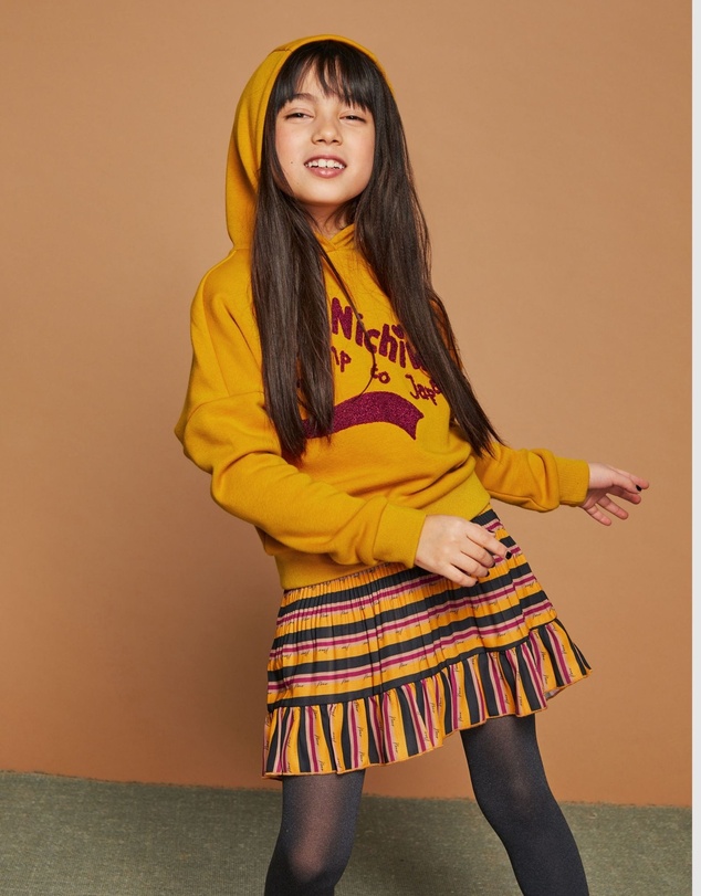 NONO - Nona Stripe Skirt - Kids-Teens