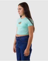 Santa Cruz - Oval Dot Splice Front Tee - Teens