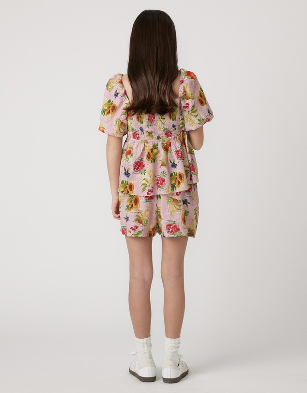 Decjuba Kids - Melody Puff Sleeve Top - Teens