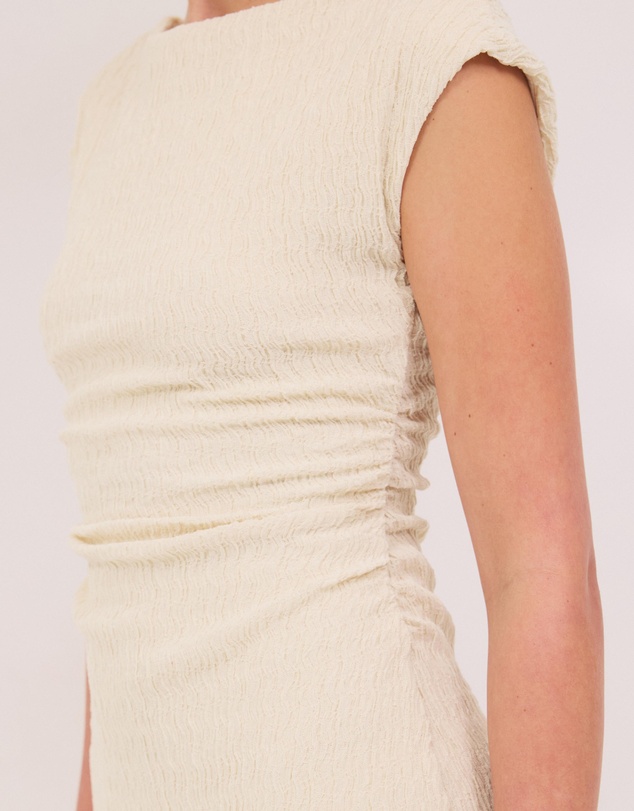 Calli - Grace Textured Jersey Maxi Dress