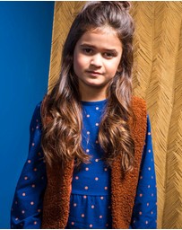 B.Nosy - Long Sleeve Polka Dot Dress - Kids-Teens