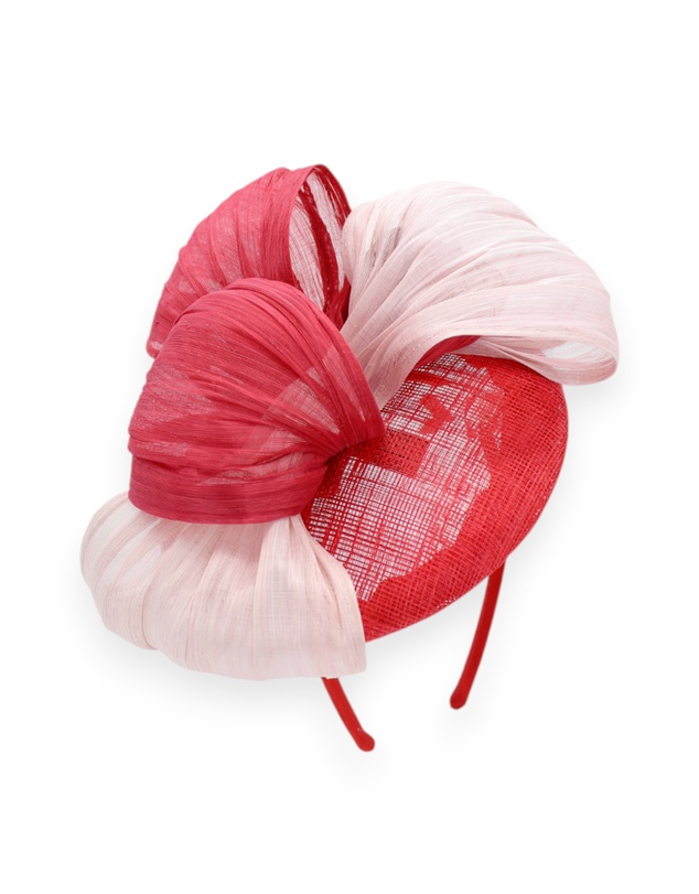 Morgan & Taylor - Heather Fascinator in Red