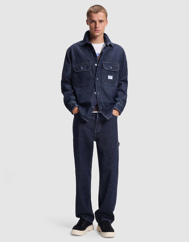 HUGO - Baggy-Fit Jeans in Denim