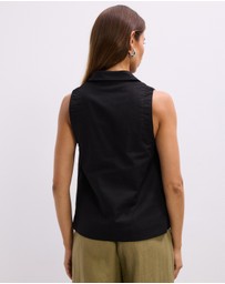 The Fated - Lara Collared Vest Top