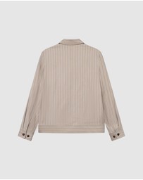 Les Deux - Como Pin Light Wool Coach Jacket