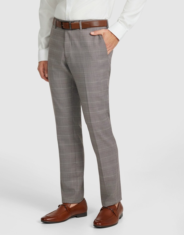Tarocash - Sovran Check Wool Pant