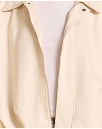 MVN - Faux Suede Bomber Jacket