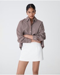Forcast - Samara Cotton Striped Shirt