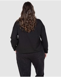 Love Your Wardrobe - LYW & Co Print Sweat Top