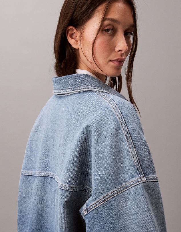 Calvin Klein Jeans - Denim Boyfriend Button-Down Shirt