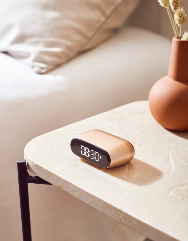 Lexon - Lexon Minut Mini Alarm Clock - Gold