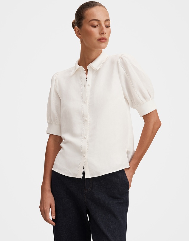 Forever New - Finley Trim Detail Blouse
