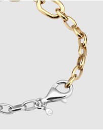 Elli Jewelry - Bracelet Bicolor Crystal 925 Sterling Silver